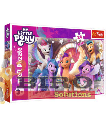 Puzzle- "24 Maxi" - A happy day of Ponies / Hasbro, My Little Pony